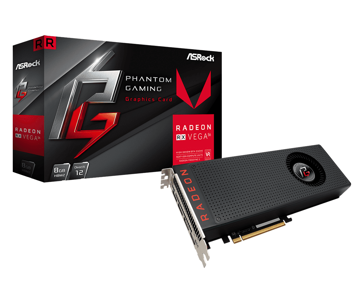 华擎科技| AMD 幻影电竞X Radeon™ RX VEGA 56 8G